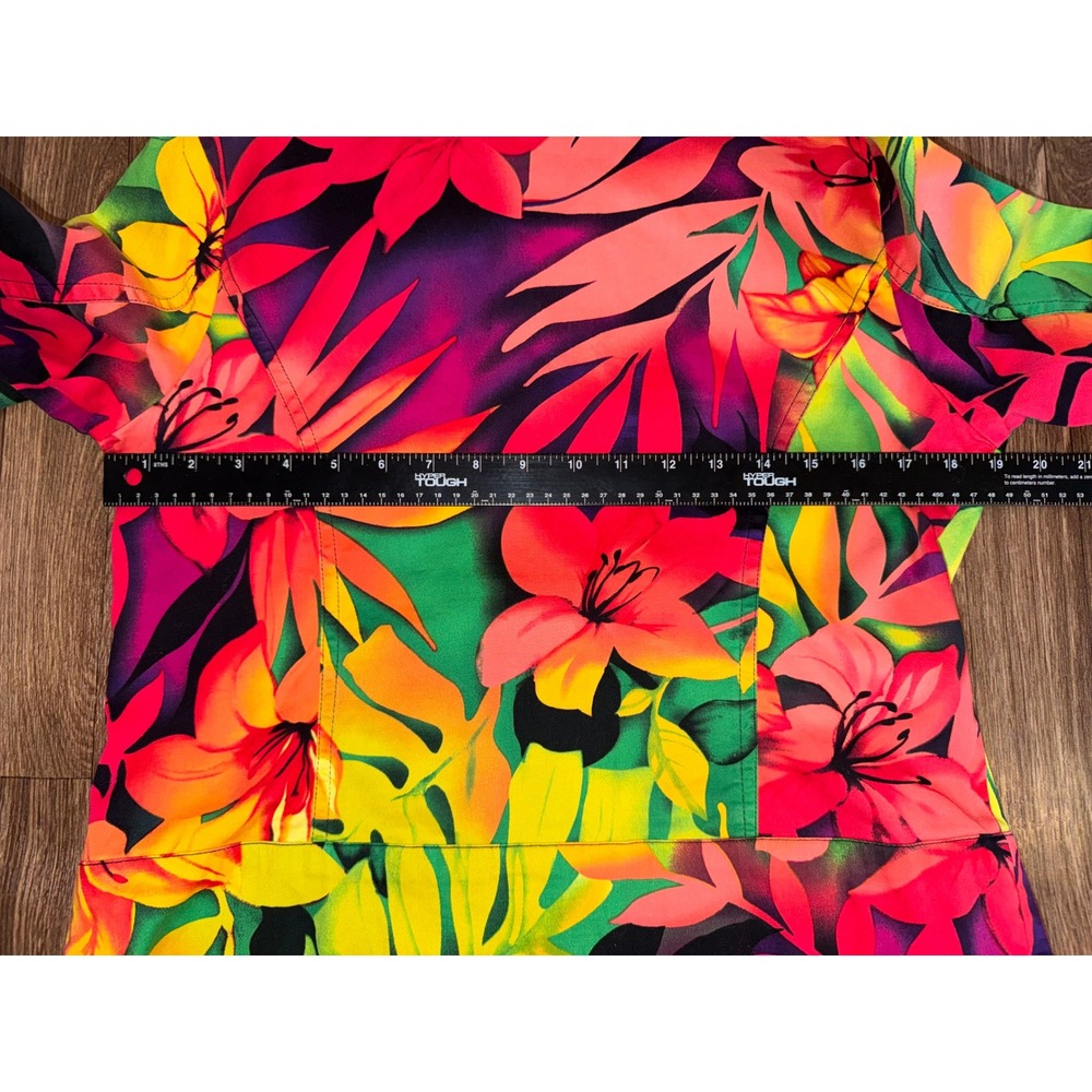Erin London Tropical Floral Print Zip Up Jacket Blazer Women's Size S - Picture 8 of 8